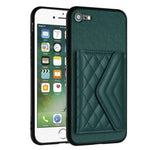 Custodia per telefono RFID con struttura rombica e cordino lungo, For iPhone SE 2022 / SE 2020, For iPhone 13 Pro Max, For iPhone 13 Pro, For iPhone 13