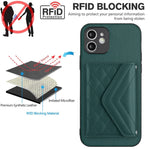 Custodia per telefono RFID con struttura rombica e cordino lungo, For iPhone 12 mini, For iPhone 11 Pro Max, For iPhone 11, For iPhone 11 Pro