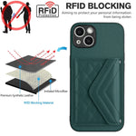 Custodia per telefono RFID con struttura rombica e cordino lungo, For iPhone 13 mini, For iPhone 12, For iPhone 12 Pro Max, For iPhone 12 Pro