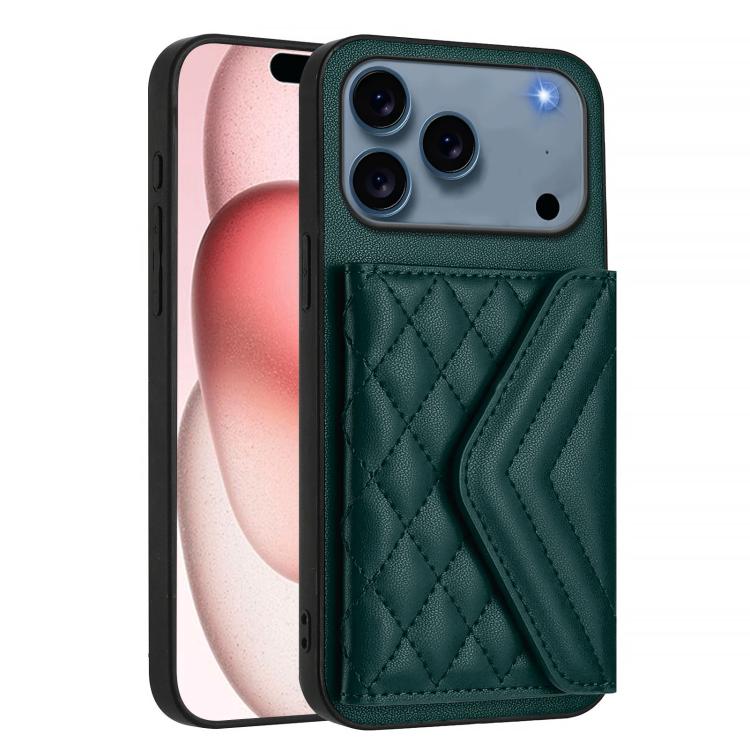 Custodia per telefono RFID con struttura rombica e cordino lungo, For iPhone 17 Pro Max, For iPhone 17 Pro, For iPhone 17, For iPhone Air