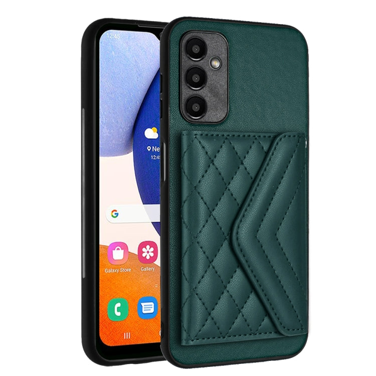 Custodia per telefono RFID con struttura rombica e cordino lungo, For Samsung Galaxy A25 5G, For Samsung Galaxy S23 FE 5G, For Samsung Galaxy A24 4G, For Samsung Galaxy A04e 4G / M04 4G
