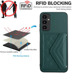 Custodia per telefono RFID con struttura rombica e cordino lungo, For Samsung Galaxy A25 5G, For Samsung Galaxy S23 FE 5G, For Samsung Galaxy A24 4G, For Samsung Galaxy A04e 4G / M04 4G