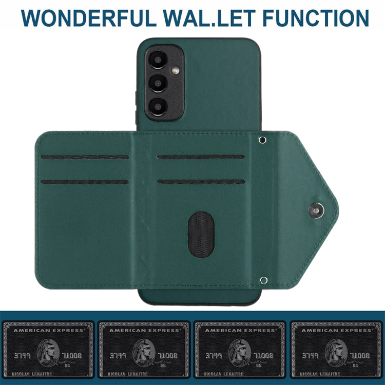 Custodia per telefono RFID con struttura rombica e cordino lungo, For Samsung Galaxy A25 5G, For Samsung Galaxy S23 FE 5G, For Samsung Galaxy A24 4G, For Samsung Galaxy A04e 4G / M04 4G