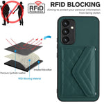 Custodia per telefono RFID con struttura rombica e cordino lungo, For Samsung Galaxy A34 5G, For Samsung Galaxy A54 5G, For Samsung Galaxy S23 Ultra 5G, For Samsung Galaxy S23+ 5G