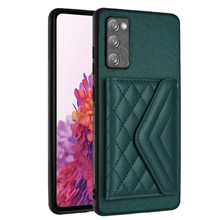 Custodia per telefono RFID con struttura rombica e cordino lungo, For Samsung Galaxy S20 FE, For Samsung Galaxy A23, For Samsung Galaxy A53 5G, For Samsung Galaxy A33 5G
