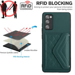 Custodia per telefono RFID con struttura rombica e cordino lungo, For Samsung Galaxy S20 FE, For Samsung Galaxy A23, For Samsung Galaxy A53 5G, For Samsung Galaxy A33 5G
