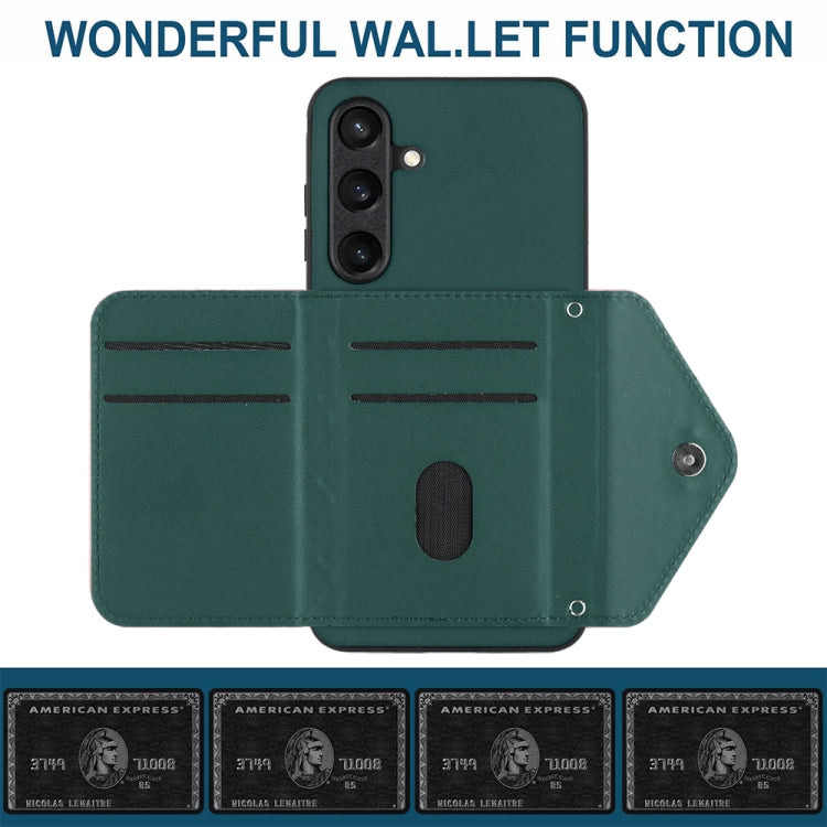 Custodia per telefono RFID con struttura rombica e cordino lungo, For Samsung Galaxy S24 5G, For Samsung Galaxy A15, For Samsung Galaxy A05 4G, For Samsung Galaxy A05s 4G