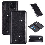 Custodia in pelle flip orizzontale magnetica ultrasottile con glitter con supporto e slot per schede, For Huawei P Smart+ 2019, For Huawei P20 Lite, For Huawei P20 Pro, For Huawei P30