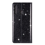 Custodia in pelle flip orizzontale magnetica ultrasottile con glitter con supporto e slot per schede, For Huawei P Smart+ 2019, For Huawei P20 Lite, For Huawei P20 Pro, For Huawei P30