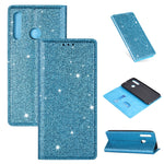 Custodia in pelle flip orizzontale magnetica ultrasottile con glitter con supporto e slot per schede, For Huawei P Smart+ 2019, For Huawei P20 Lite, For Huawei P20 Pro, For Huawei P30