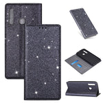 Custodia in pelle flip orizzontale magnetica ultrasottile con glitter con supporto e slot per schede, For Huawei P Smart+ 2019, For Huawei P20 Lite, For Huawei P20 Pro, For Huawei P30