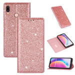 Custodia in pelle flip orizzontale magnetica ultrasottile con glitter con supporto e slot per schede, For Huawei P Smart+ 2019, For Huawei P20 Lite, For Huawei P20 Pro, For Huawei P30