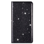 Custodia in pelle flip orizzontale magnetica ultrasottile con glitter con supporto e slot per schede, For Huawei P30 Lite, For Huawei Y7 (2019), For Huawei Y6 (2019)