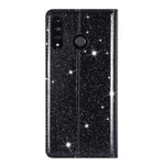 Custodia in pelle flip orizzontale magnetica ultrasottile con glitter con supporto e slot per schede, For Huawei P30 Lite, For Huawei Y7 (2019), For Huawei Y6 (2019)