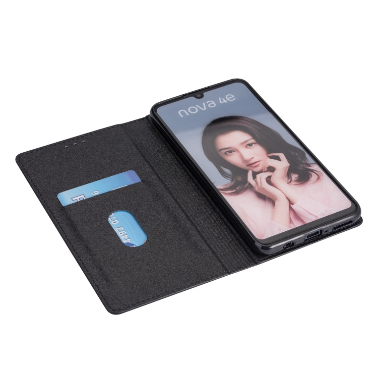 Custodia in pelle flip orizzontale magnetica ultrasottile con glitter con supporto e slot per schede, For Huawei P30 Lite, For Huawei Y7 (2019), For Huawei Y6 (2019)