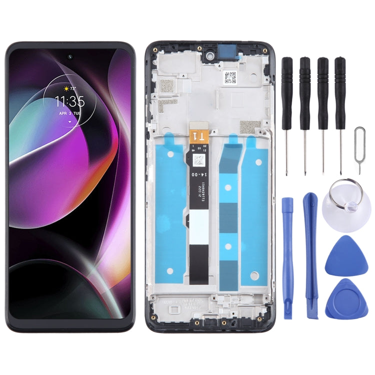 Digitalizzatore LCD con cornice per Motorola Moto G 2022