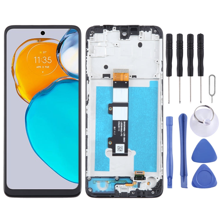 Digitalizzatore LCD con cornice per Motorola Moto G 2022