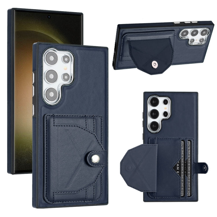 Custodia per telefono in pelle antiurto con porta carte, For Samsung Galaxy S24 Ultra 5G, For Samsung Galaxy S24+ 5G, For Samsung Galaxy S24 5G, For Samsung Galaxy A15