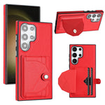 Custodia per telefono in pelle antiurto con porta carte, For Samsung Galaxy S24 Ultra 5G, For Samsung Galaxy S24+ 5G, For Samsung Galaxy S24 5G, For Samsung Galaxy A15