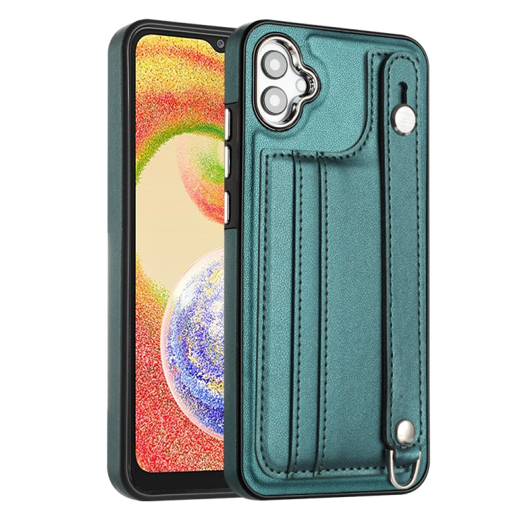 Custodia per telefono in pelle antiurto con cinturino da polso, For Samsung Galaxy A05, For Samsung Galaxy A05s, For Samsung Galaxy A25 5G, For Samsung Galaxy S23 FE 5G