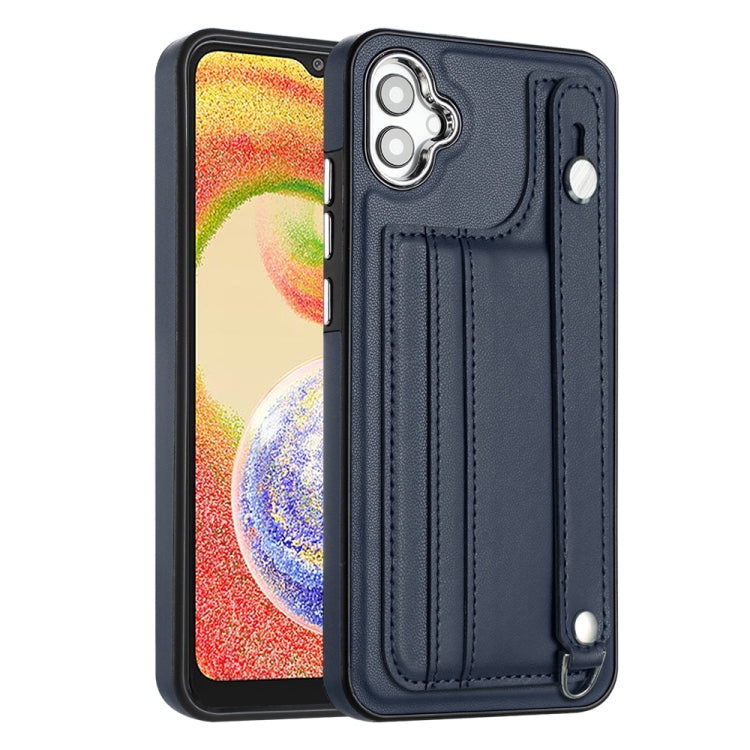 Custodia per telefono in pelle antiurto con cinturino da polso, For Samsung Galaxy A05, For Samsung Galaxy A05s, For Samsung Galaxy A25 5G, For Samsung Galaxy S23 FE 5G