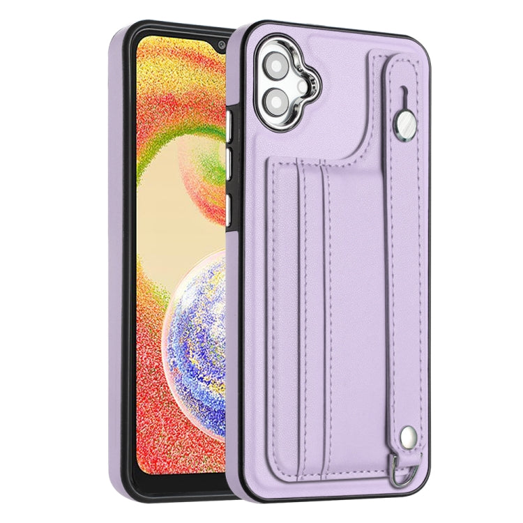 Custodia per telefono in pelle antiurto con cinturino da polso, For Samsung Galaxy A05, For Samsung Galaxy A05s, For Samsung Galaxy A25 5G, For Samsung Galaxy S23 FE 5G