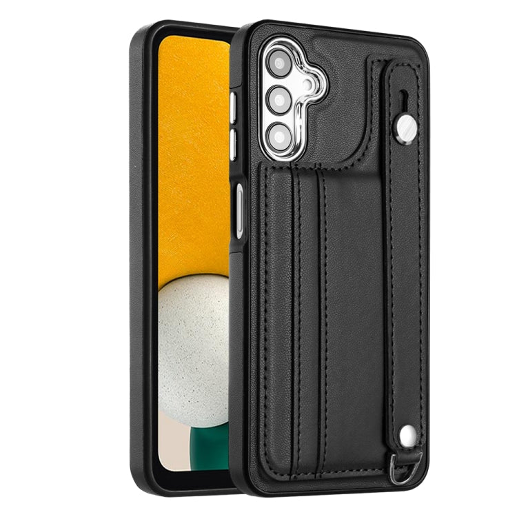 Custodia per telefono in pelle antiurto con cinturino da polso, For Samsung Galaxy A05, For Samsung Galaxy A05s, For Samsung Galaxy A25 5G, For Samsung Galaxy S23 FE 5G