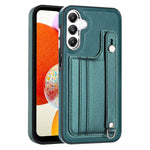 Custodia per telefono in pelle antiurto con cinturino da polso, For Samsung Galaxy S24 Ultra 5G, For Samsung Galaxy S24+ 5G, For Samsung Galaxy S24 5G, For Samsung Galaxy A15