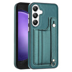 Custodia per telefono in pelle antiurto con cinturino da polso, For Samsung Galaxy A05, For Samsung Galaxy A05s, For Samsung Galaxy A25 5G, For Samsung Galaxy S23 FE 5G