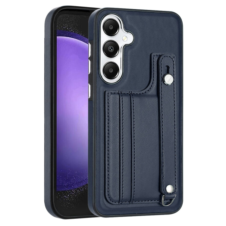 Custodia per telefono in pelle antiurto con cinturino da polso, For Samsung Galaxy A05, For Samsung Galaxy A05s, For Samsung Galaxy A25 5G, For Samsung Galaxy S23 FE 5G
