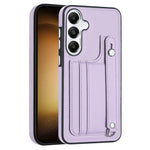 Custodia per telefono in pelle antiurto con cinturino da polso, For Samsung Galaxy S24 Ultra 5G, For Samsung Galaxy S24+ 5G, For Samsung Galaxy S24 5G, For Samsung Galaxy A15