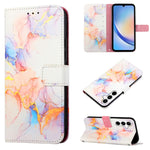 Custodia per telefono in pelle flip con motivo marmo PT003, For Samsung Galaxy A55, For Samsung Galaxy A35 5G, For Samsung Galaxy S24 Ultra 5G, For Samsung Galaxy S24+ 5G