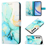 Custodia per telefono in pelle flip con motivo marmo PT003, For Samsung Galaxy A55, For Samsung Galaxy A35 5G, For Samsung Galaxy S24 Ultra 5G, For Samsung Galaxy S24+ 5G