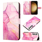 Custodia per telefono in pelle flip con motivo marmo PT003, For Samsung Galaxy A55, For Samsung Galaxy A35 5G, For Samsung Galaxy S24 Ultra 5G, For Samsung Galaxy S24+ 5G