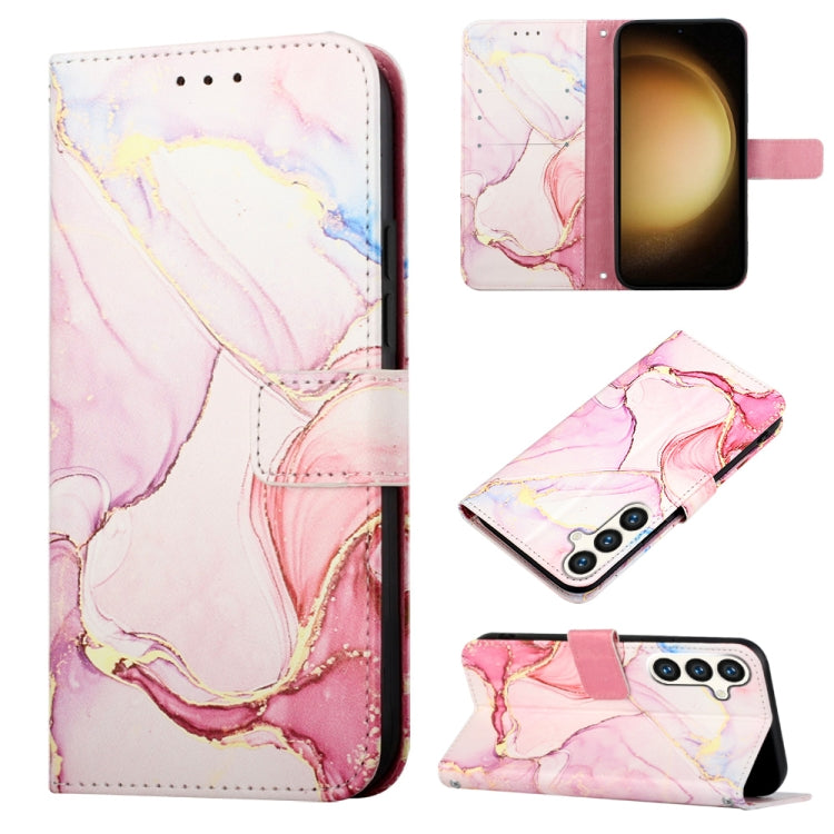 Custodia per telefono in pelle flip con motivo marmo PT003, For Samsung Galaxy A55, For Samsung Galaxy A35 5G, For Samsung Galaxy S24 Ultra 5G, For Samsung Galaxy S24+ 5G
