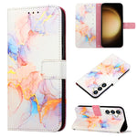 Custodia per telefono in pelle flip con motivo marmo PT003, For Samsung Galaxy A55, For Samsung Galaxy A35 5G, For Samsung Galaxy S24 Ultra 5G, For Samsung Galaxy S24+ 5G