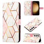 Custodia per telefono in pelle flip con motivo marmo PT003, For Samsung Galaxy A55, For Samsung Galaxy A35 5G, For Samsung Galaxy S24 Ultra 5G, For Samsung Galaxy S24+ 5G