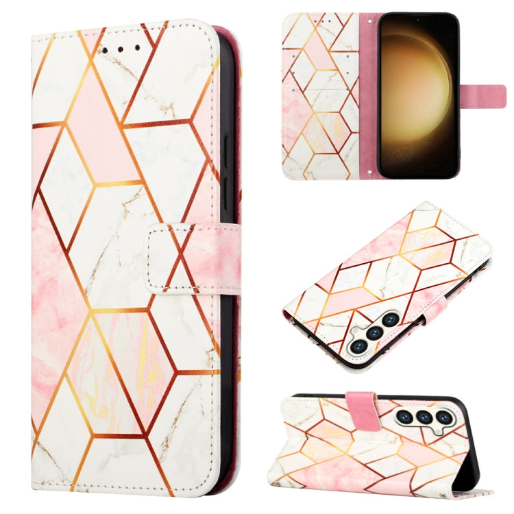 Custodia per telefono in pelle flip con motivo marmo PT003, For Samsung Galaxy A55, For Samsung Galaxy A35 5G, For Samsung Galaxy S24 Ultra 5G, For Samsung Galaxy S24+ 5G