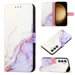 Custodia per telefono in pelle flip con motivo marmo PT003, For Samsung Galaxy A55, For Samsung Galaxy A35 5G, For Samsung Galaxy S24 Ultra 5G, For Samsung Galaxy S24+ 5G