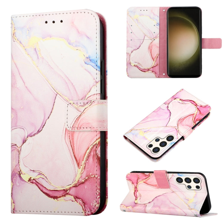 Custodia per telefono in pelle flip con motivo marmo PT003, For Samsung Galaxy A55, For Samsung Galaxy A35 5G, For Samsung Galaxy S24 Ultra 5G, For Samsung Galaxy S24+ 5G