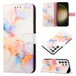Custodia per telefono in pelle flip con motivo marmo PT003, For Samsung Galaxy A55, For Samsung Galaxy A35 5G, For Samsung Galaxy S24 Ultra 5G, For Samsung Galaxy S24+ 5G