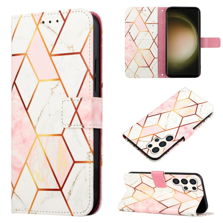 Custodia per telefono in pelle flip con motivo marmo PT003, For Samsung Galaxy A55, For Samsung Galaxy A35 5G, For Samsung Galaxy S24 Ultra 5G, For Samsung Galaxy S24+ 5G