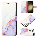 Custodia per telefono in pelle flip con motivo marmo PT003, For Samsung Galaxy A55, For Samsung Galaxy A35 5G, For Samsung Galaxy S24 Ultra 5G, For Samsung Galaxy S24+ 5G