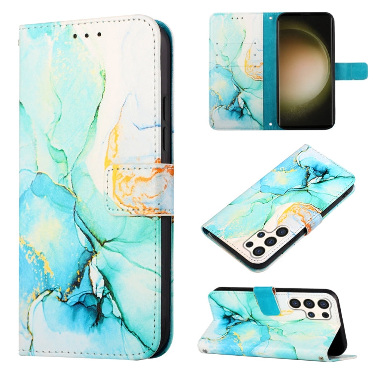 Custodia per telefono in pelle flip con motivo marmo PT003, For Samsung Galaxy A55, For Samsung Galaxy A35 5G, For Samsung Galaxy S24 Ultra 5G, For Samsung Galaxy S24+ 5G