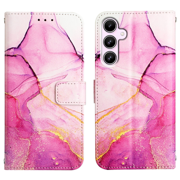 Custodia per telefono in pelle flip con motivo marmo PT003, For Samsung Galaxy A55, For Samsung Galaxy A35 5G, For Samsung Galaxy S24 Ultra 5G, For Samsung Galaxy S24+ 5G