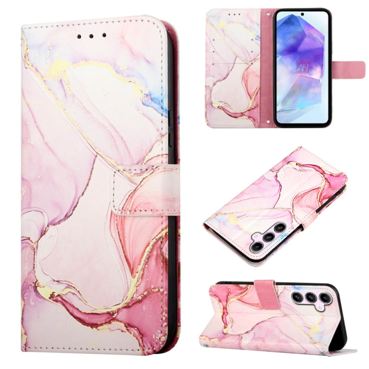 Custodia per telefono in pelle flip con motivo marmo PT003, For Samsung Galaxy A55, For Samsung Galaxy A35 5G, For Samsung Galaxy S24 Ultra 5G, For Samsung Galaxy S24+ 5G