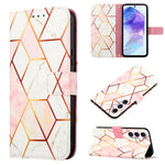 Custodia per telefono in pelle flip con motivo marmo PT003, For Samsung Galaxy A55, For Samsung Galaxy A35 5G, For Samsung Galaxy S24 Ultra 5G, For Samsung Galaxy S24+ 5G