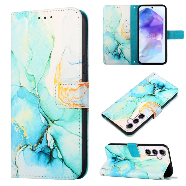 Custodia per telefono in pelle flip con motivo marmo PT003, For Samsung Galaxy A55, For Samsung Galaxy A35 5G, For Samsung Galaxy S24 Ultra 5G, For Samsung Galaxy S24+ 5G