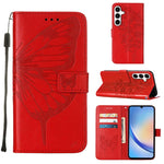 Custodia per telefono in pelle con farfalla goffrata, For Samsung Galaxy Xcover7, For Samsung Galaxy A55, For Samsung Galaxy A35 5G