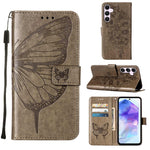 Custodia per telefono in pelle con farfalla goffrata, For Samsung Galaxy Xcover7, For Samsung Galaxy A55, For Samsung Galaxy A35 5G